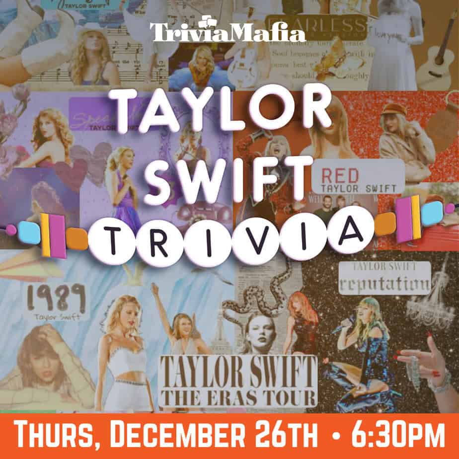 Taylor Swift Trivia - Wooden Hill Brewing Company