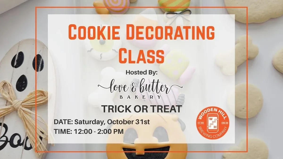 Cookie decorating class hosted by Love and Butter Bakery - trick or treat