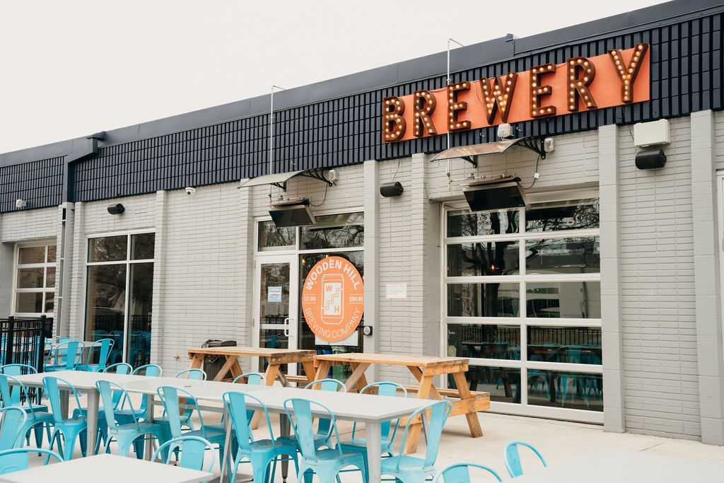 Wooden Hill taproom facade