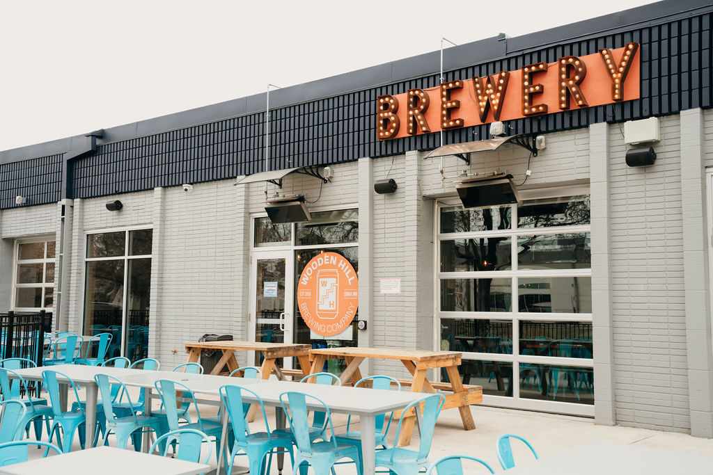 Wooden Hill taproom facade