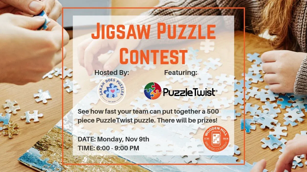 Jigsaw Puzzle Contest hosted by Sarah does puzzles featuring puzzletwist.