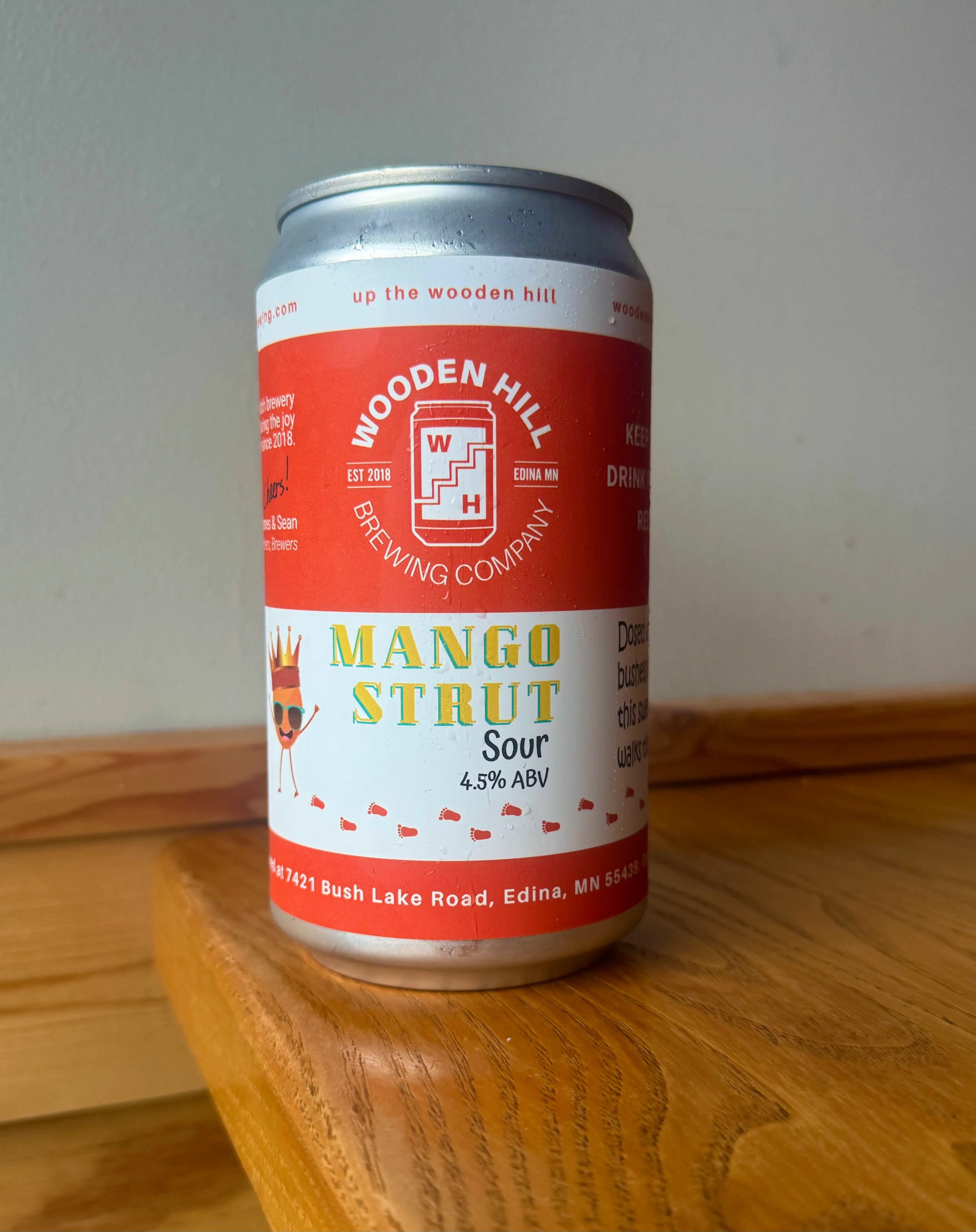 Mango Strut in a glass