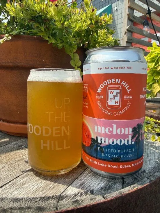 Melon Mood in a glass