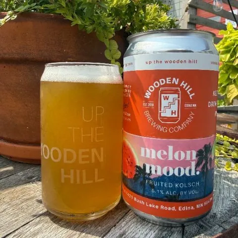 Melon Mood in a glass