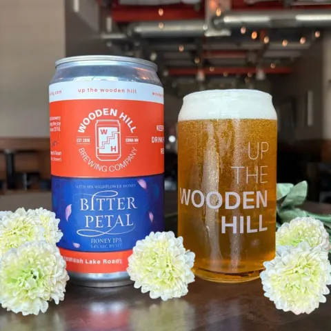 Bitter Petal in a glass