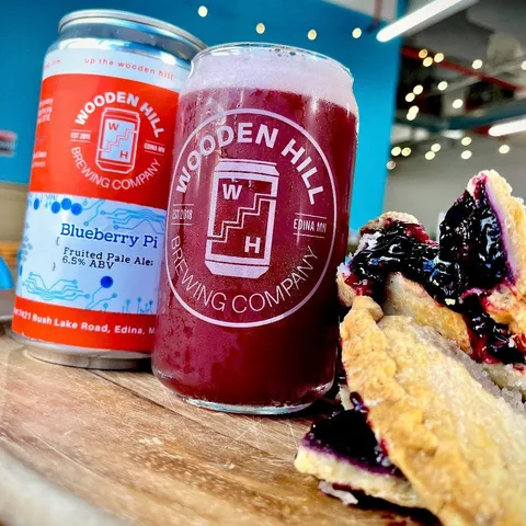 Blueberry Pi in a glass