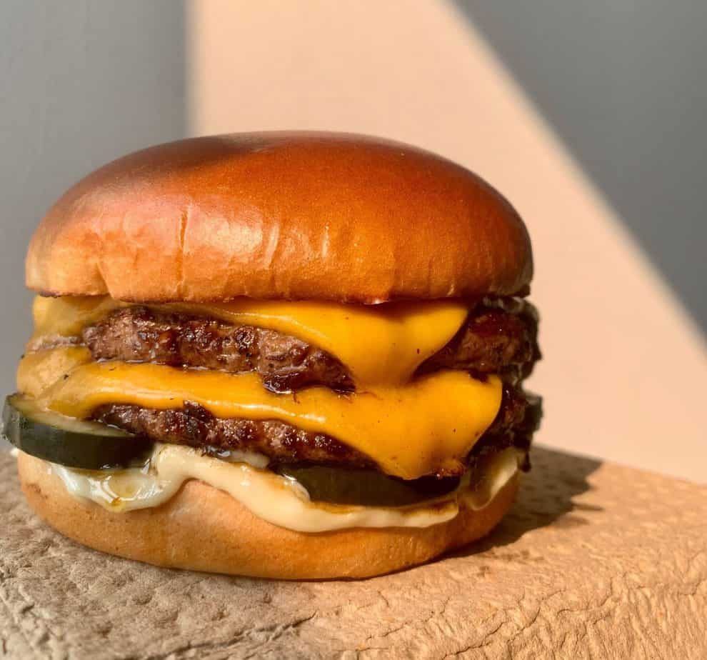 House burger and fries