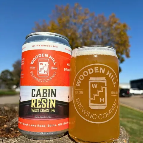 Cabin Resin in a glass