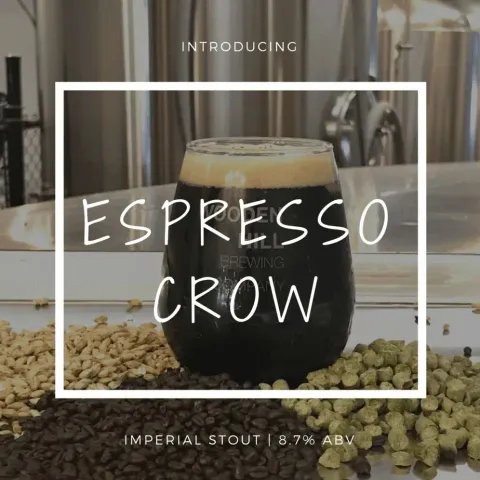 Espresso Crow in a glass
