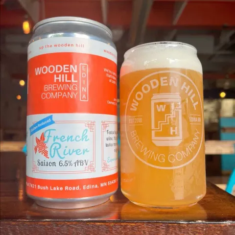 French River in a glass