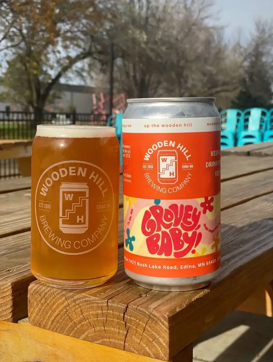 Grovey Baby in a glass