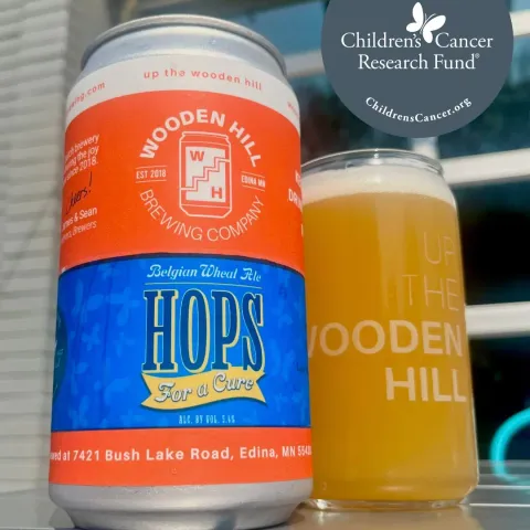 Hops for a Cure in a glass