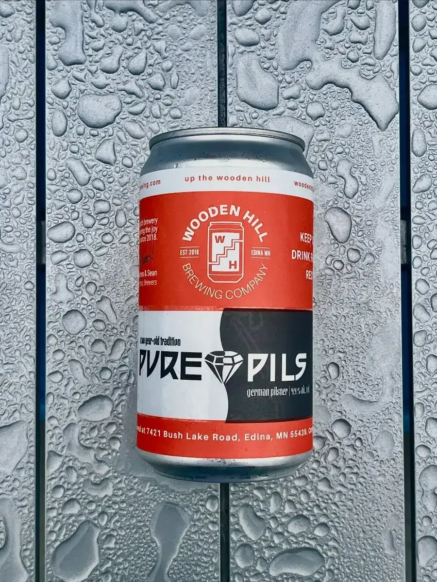 Pure Pils in a glass