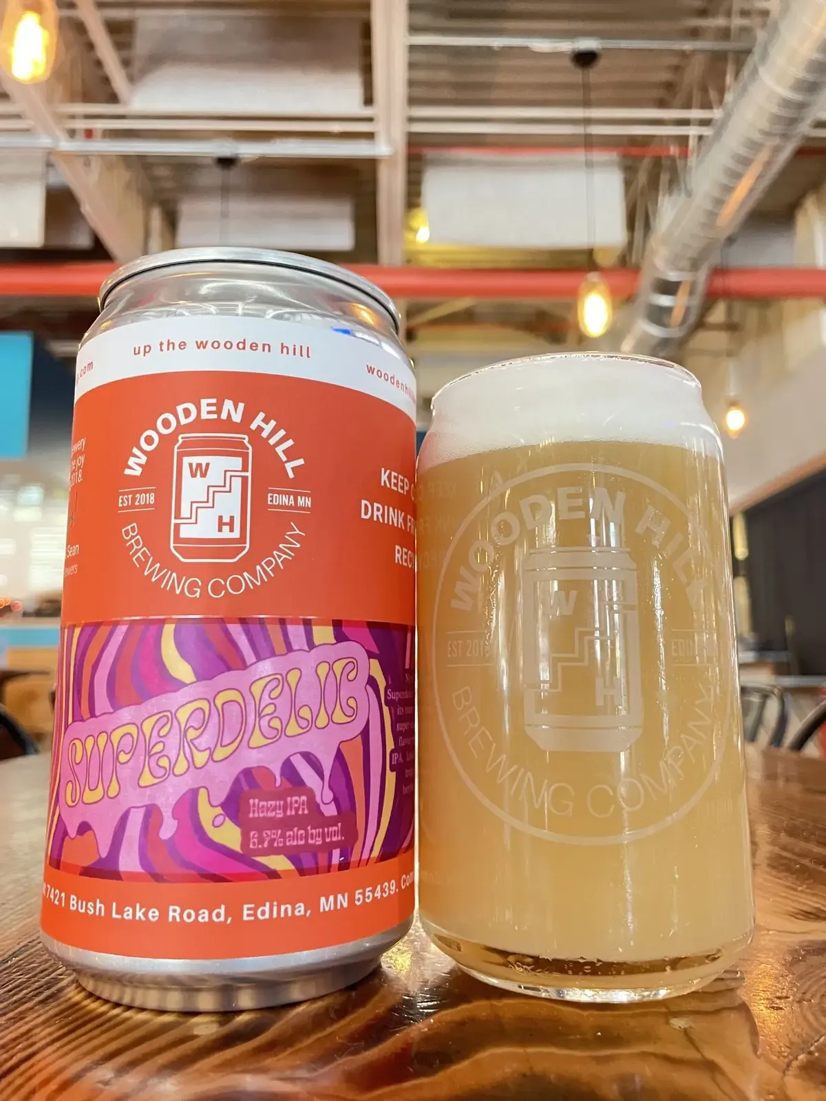 Superdelic in a glass