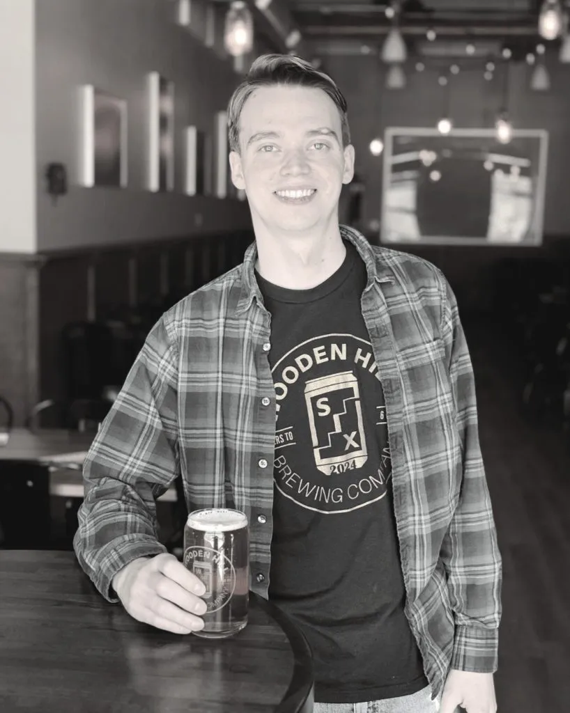 Tommy Guddal, Taproom Supervisor at Wooden Hill Brewing