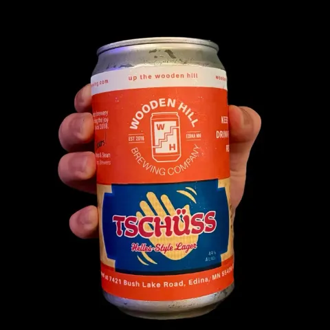 TSCHÜSS in a glass