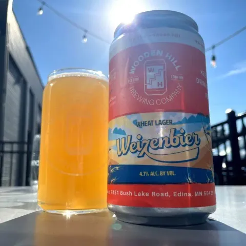 Weizenbier in a glass