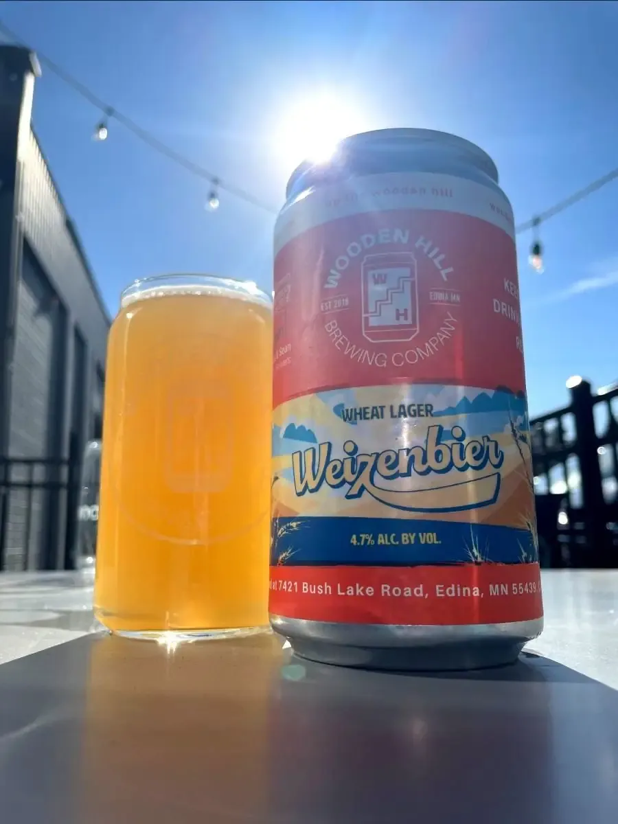 Weizenbier in a glass