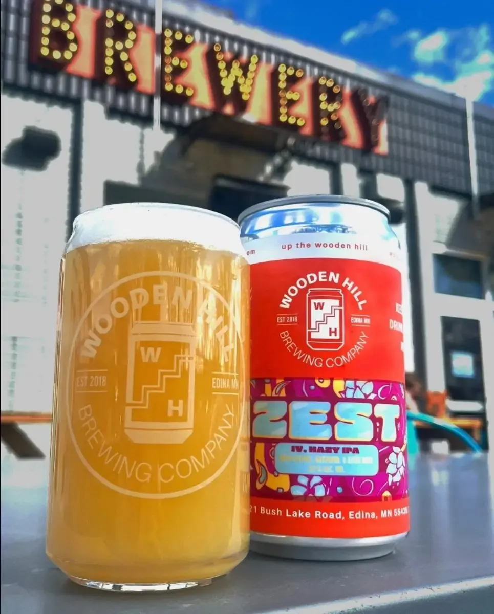 Zest IV in a glass
