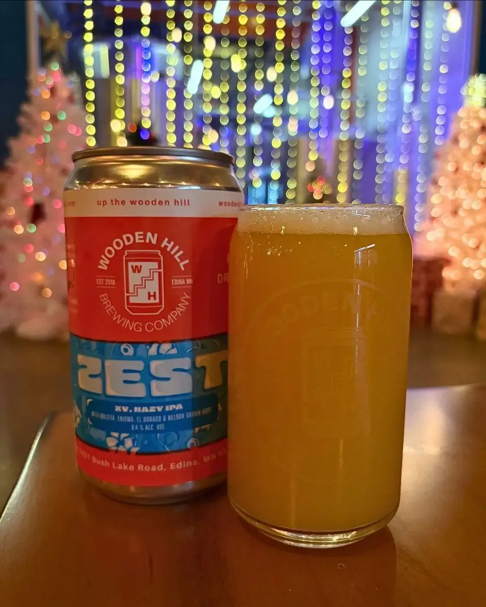 Zest XV in a glass