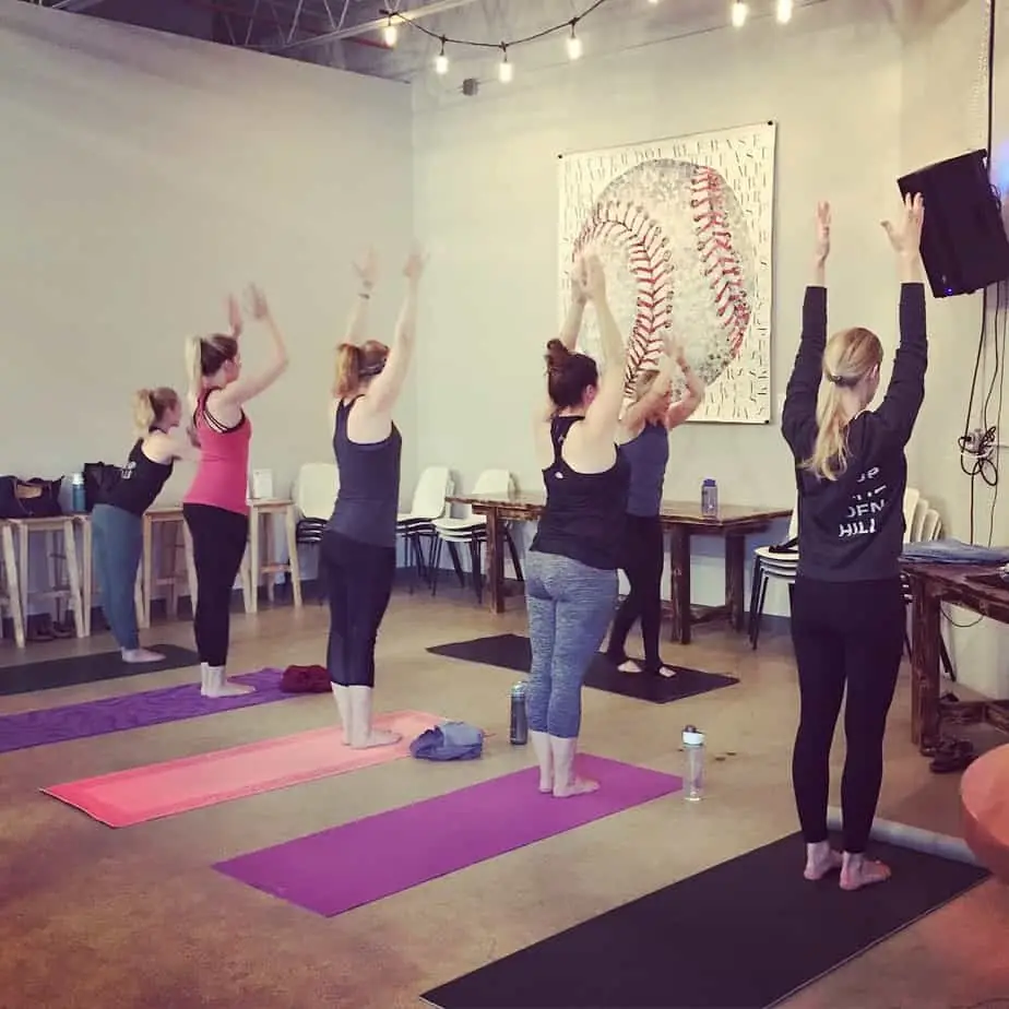 brewery yoga