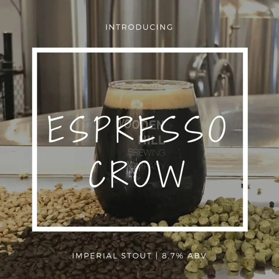 espresso crow, imperial stout