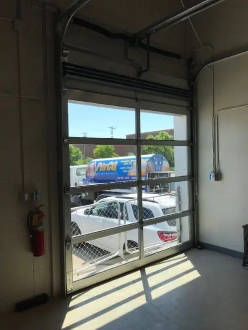 glass garage door 