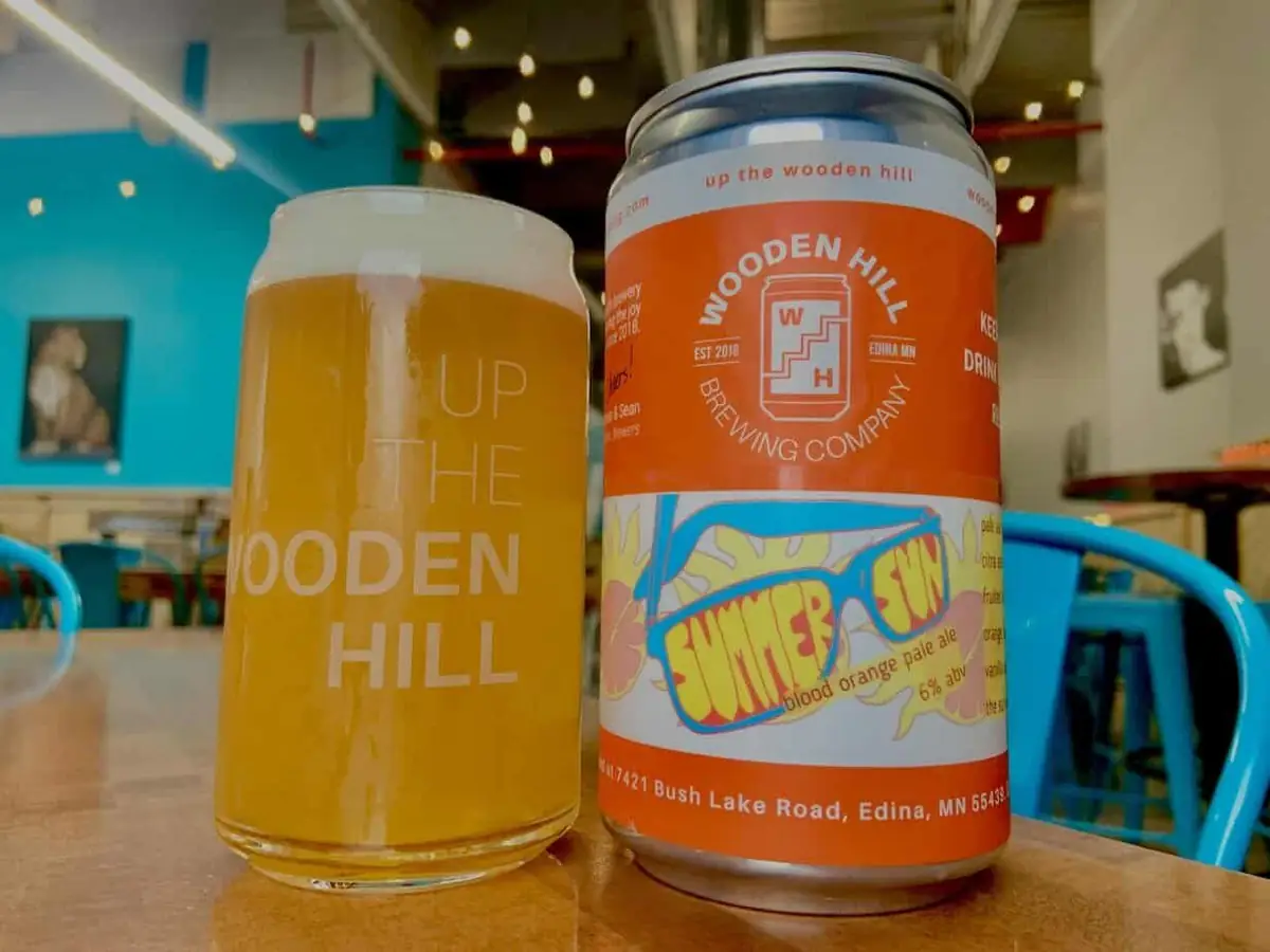 summer sun blood orange pale ale