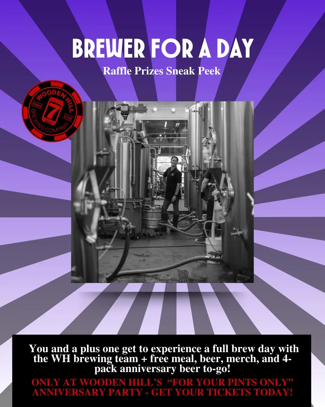 brewer for a day raffle prize sneak peek