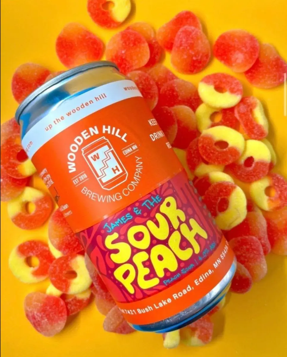 A picture of James and the Sour Peach in can